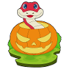 Citrouille d’Halloween serpent