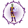 Reptile alien with energy ball