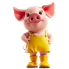 Little naughty piglet