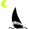 Sailboat Half Moon