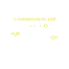 Acide gamma-aminobutyrique GABA Molécule