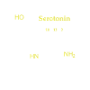 Serotonin molecule