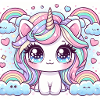 Regenbogen-Einhorn
