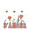 mamie d'amour fleurs bohème grand-mère