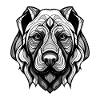 Kangal Dog Portrait