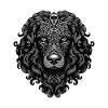 Portrait de chien caniche