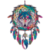 Wolf Dream Catcher Animal Spiritual