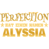 Alyssia as a woman's name