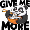 Panda mangeant du riz