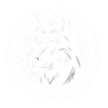 German Shepherd Logo White
