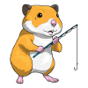 Hamster Pêcheur Ange Pêche