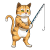 Cat Angler Fishing Fishing