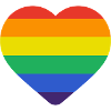 Rainbow Heart Pride - Love Diversity