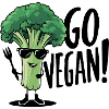 Cool Broccoli In Sunglasses