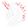 Flaming Skeleton Steed