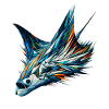 Polygon Art Stingray Fish Stingrays