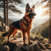 German Shepherd Art