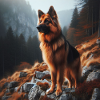 German Shepherd Art
