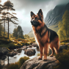 German Shepherd Art