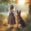 German Shepherd Art