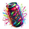 Neon Splash Canvazz