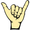 Surfing Icon Hand