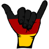Germany Flag Surfing Symbol