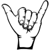 Surfing Icon Hand