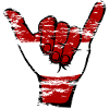 Austria Flag Surfing Symbol Used