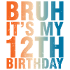 Bruh c’est mon 12e anniversaire