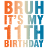 Bruh c’est mon 11ème anniversaire
