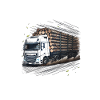 puutavaran kuljetus, puutavara, kuorma-auto, metsätalous, pitkä puutavara, ammatti, metsä