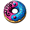 Yin Yang Donut Illustration