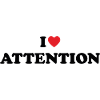 "I love attention" // trending designs