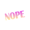 Nope