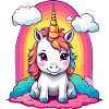 Süßes Baby Einhorn
