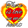 Love in the heart.