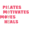 Pilates motivates moves heals