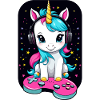 Süße Gamer Einhorn