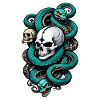 serpent squelette et tatouage