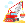 Crane Excavator