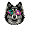 Wolf Sunglasses Galaxy Wolves