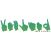 Handalphabet Vetland grüner Farbverlauf 1