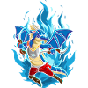 The dragon with boomerang