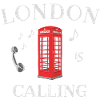 London is calling, England, red phone booth