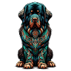 Mandala Art Newfoundland Dog Newfie