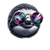 Sloth Bear Sunglasses Galaxy Bears