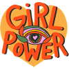 Girl Power Retro Evil Eye