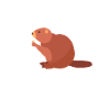 Biber Tier Biber Damm Geschenk