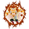 Le lion cool aux longs